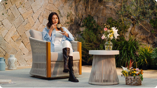 Acker Woven Outdoor Bistro Set