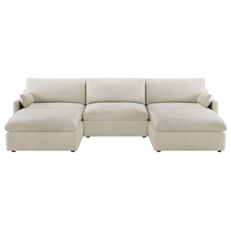 Kenna Modular 5 Seat Sofa-Chaise Sectional