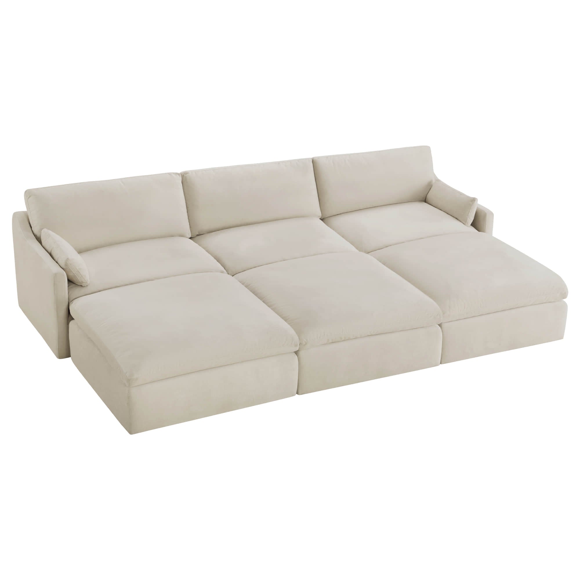 Kenna Modular 6 Seat Sofa Pit Sectional