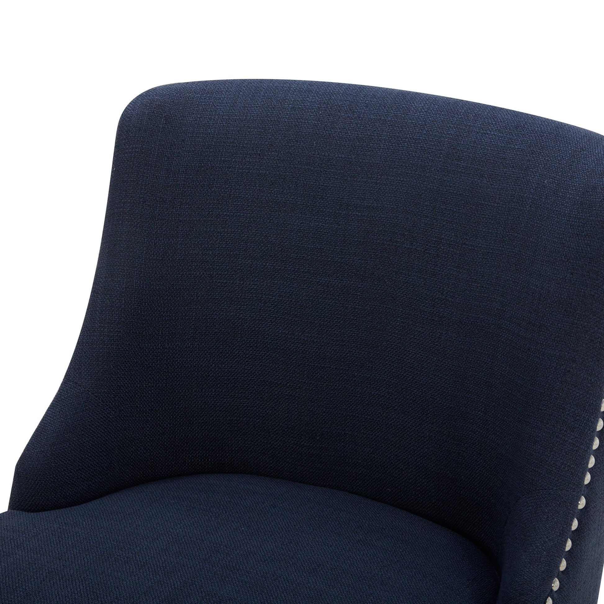 CHITA LIVING-Asher Swivel Counter Stool with Nailhead Trim( Set of 2)-Counter Stools-Performance Fabric-Insignia blue-