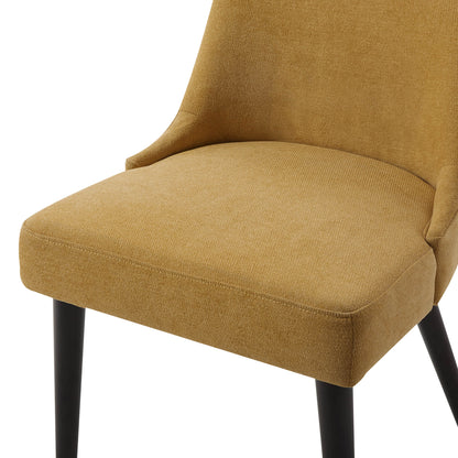 CHITA LIVING-Rhett Dining Chair (Set of 2)-Dining Chairs-Fabric-Canary Yellow-