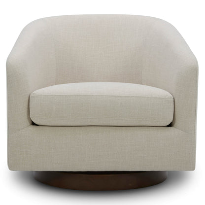 CHITA LIVING-Wren Modern Swivel Accent Chair-Accent Chair-Fabric-Linen-