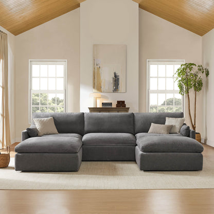 Kenna Modular 5 Seat Sofa-Chaise Sectional