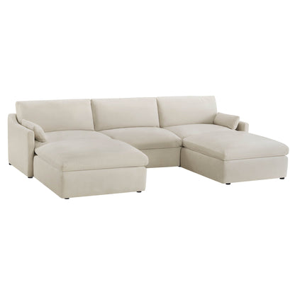 Kenna Modular 5 Seat Sofa-Chaise Sectional