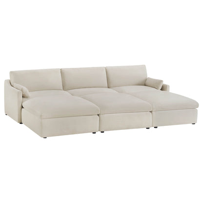Kenna Modular 6 Seat Sofa Pit Sectional