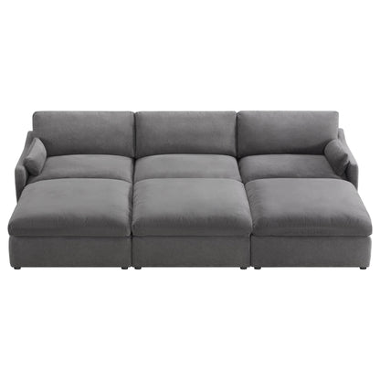 Kenna Modular 6 Seat Sofa Pit Sectional