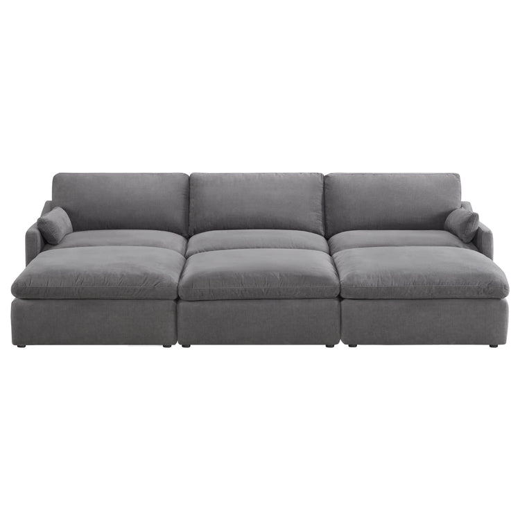 Kenna Modular 6 Seat Sofa Pit Sectional