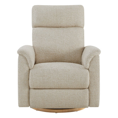 Lulla Power Swivel Nursery Glider Recliner with Power Headrest and Nightlight