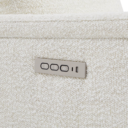 Lulla Power Swivel Nursery Glider Recliner with Power Headrest and Nightlight