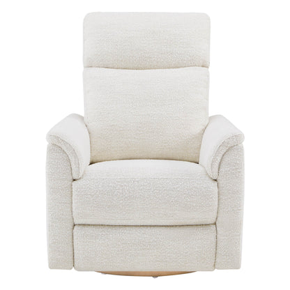 Lulla Power Swivel Nursery Glider Recliner with Power Headrest and Nightlight