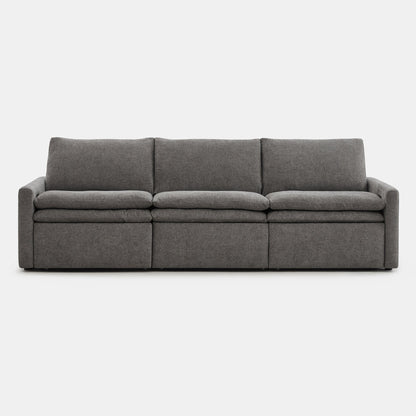 Ohana 3-Seat Motion Modular Sofa in grey, offering stylish and affordable comfort - CHITA Living