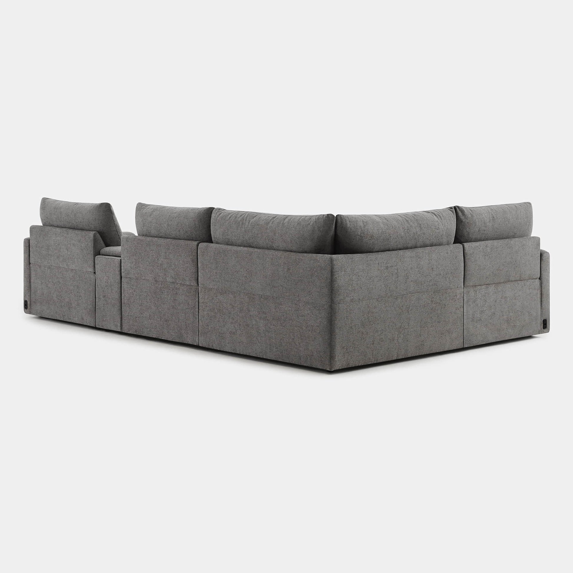 Grey Ohana modular sofa offering versatile seating and comfort features - CHITA Living