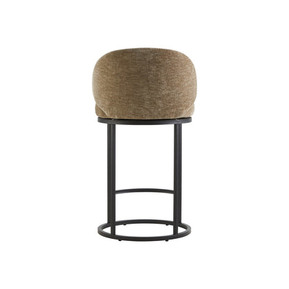 Tanya Modern Chenille Swivel Counter Stool (Set of 2)