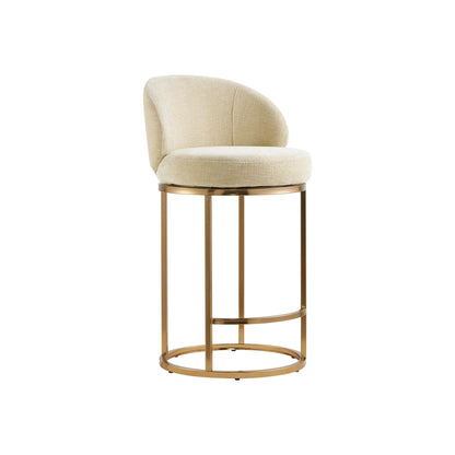 Tanya Modern Chenille Swivel Counter Stool (Set of 2)