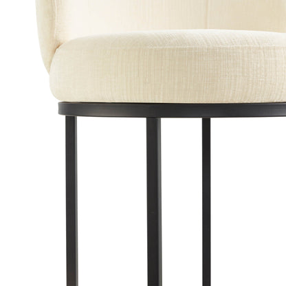 Tanya Modern Chenille Swivel Counter Stool (Set of 2)