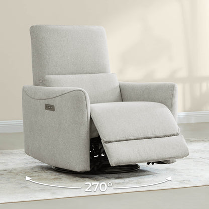 Fauteuil inclinable pivotant et électrique Tracee pour chambre d'enfant