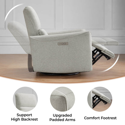 Fauteuil inclinable pivotant et électrique Tracee pour chambre d'enfant