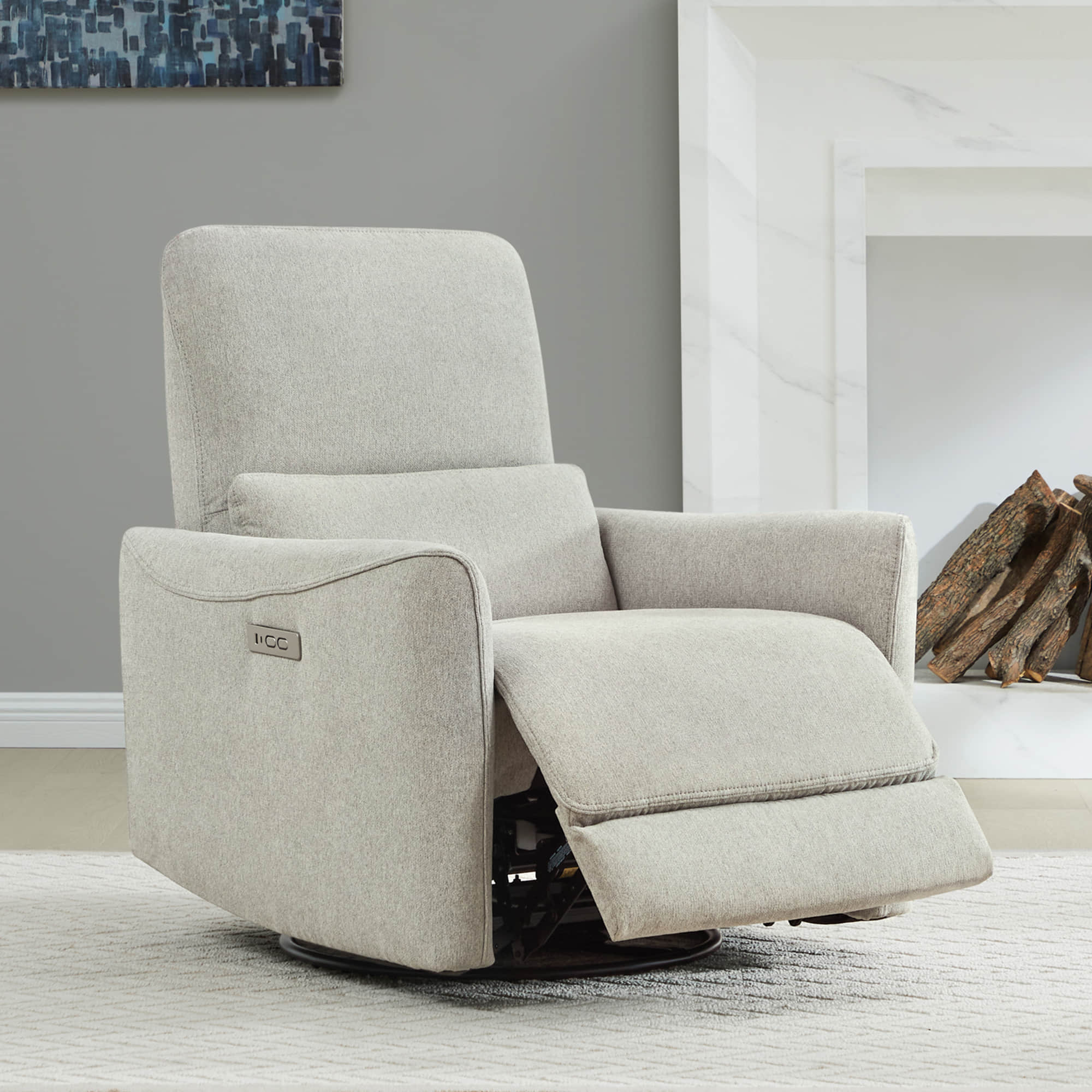 Tracee Power Swivel Nursery Glider Recliner