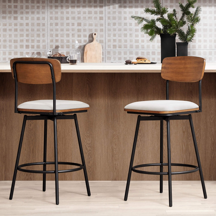 chita swivel bar stools
