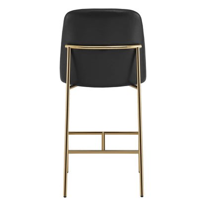 Golda Counter Stools with Metal Base
