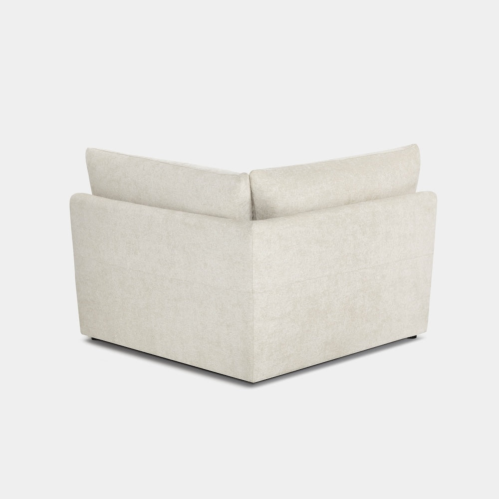 Light fabric Ohana Modular Corner Seat, perfect for modern living space configurations - CHITA Living