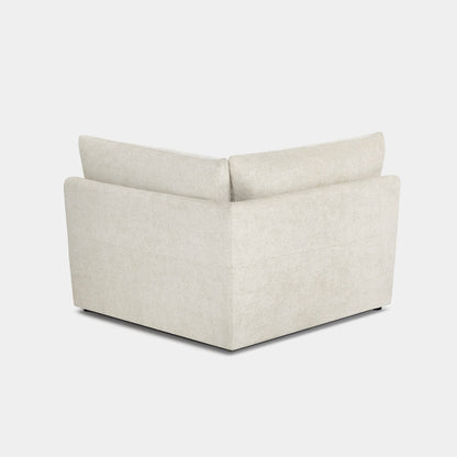 Light fabric Ohana Modular Corner Seat, perfect for modern living space configurations - CHITA Living
