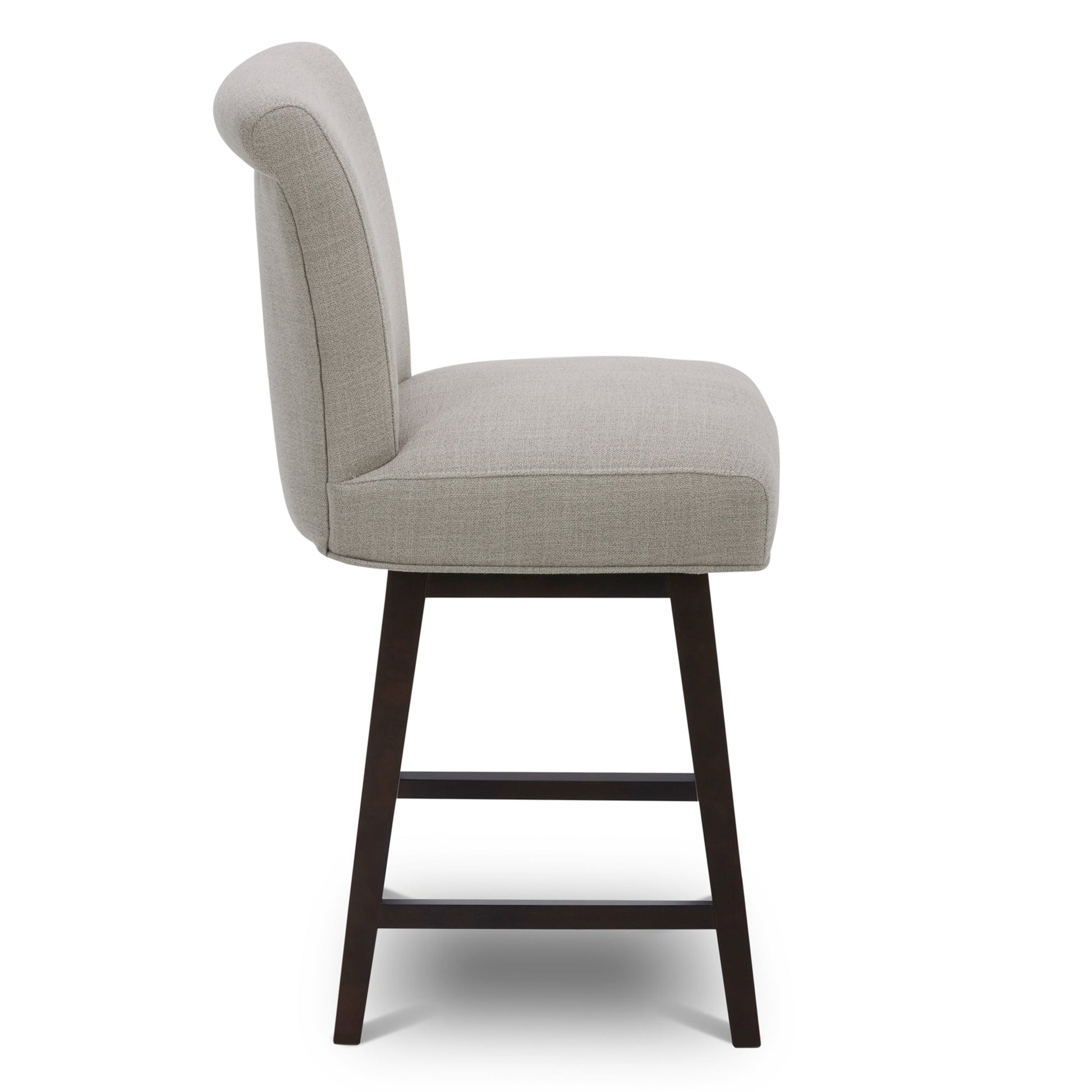 CHITA LIVING-Alina Modern Swivel Counter Stool-Counter Stools-Performance Fabric-Tan (Performance Fabric)-1-Pack