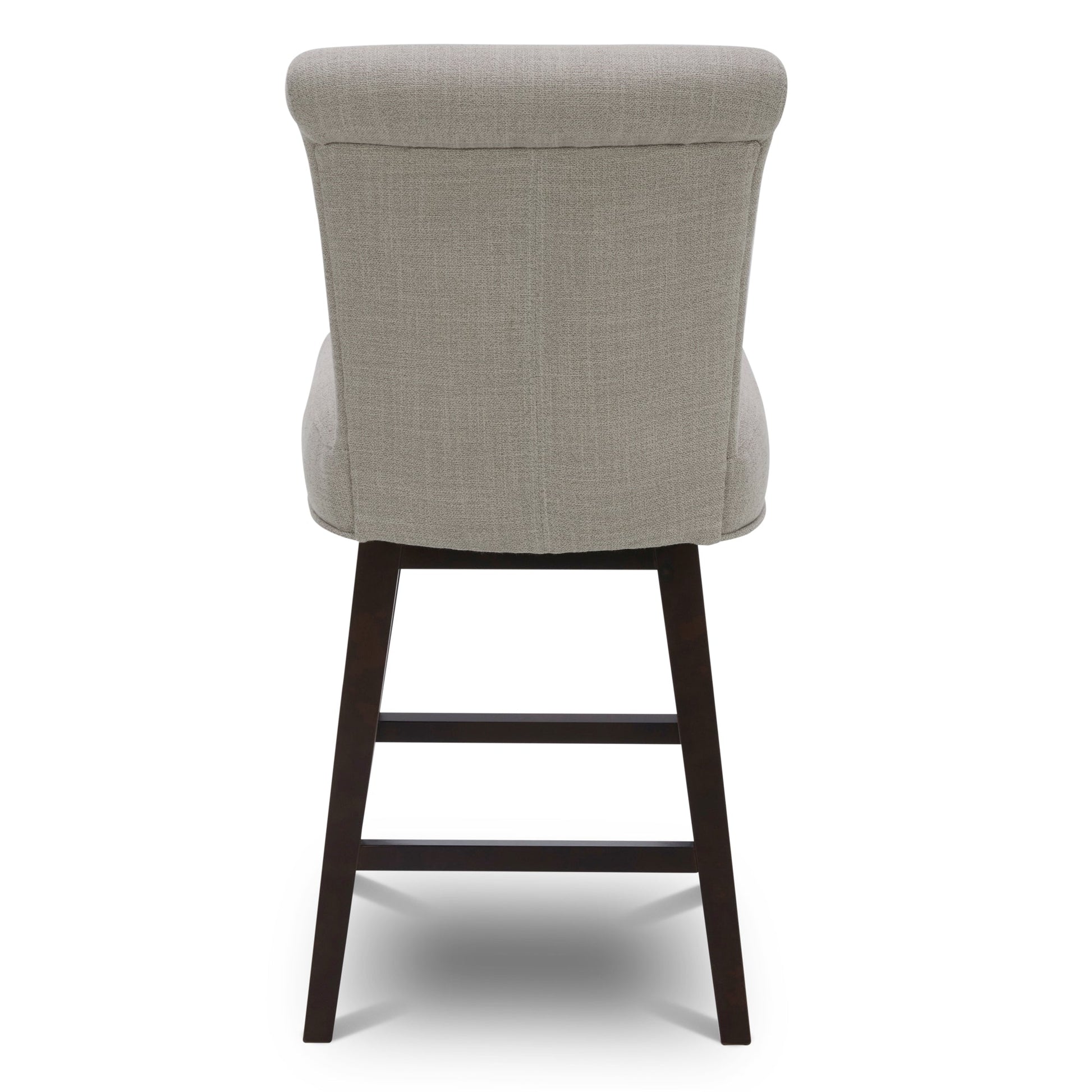 CHITA LIVING-Alina Modern Swivel Counter Stool-Counter Stools-Performance Fabric-Tan (Performance Fabric)-1-Pack