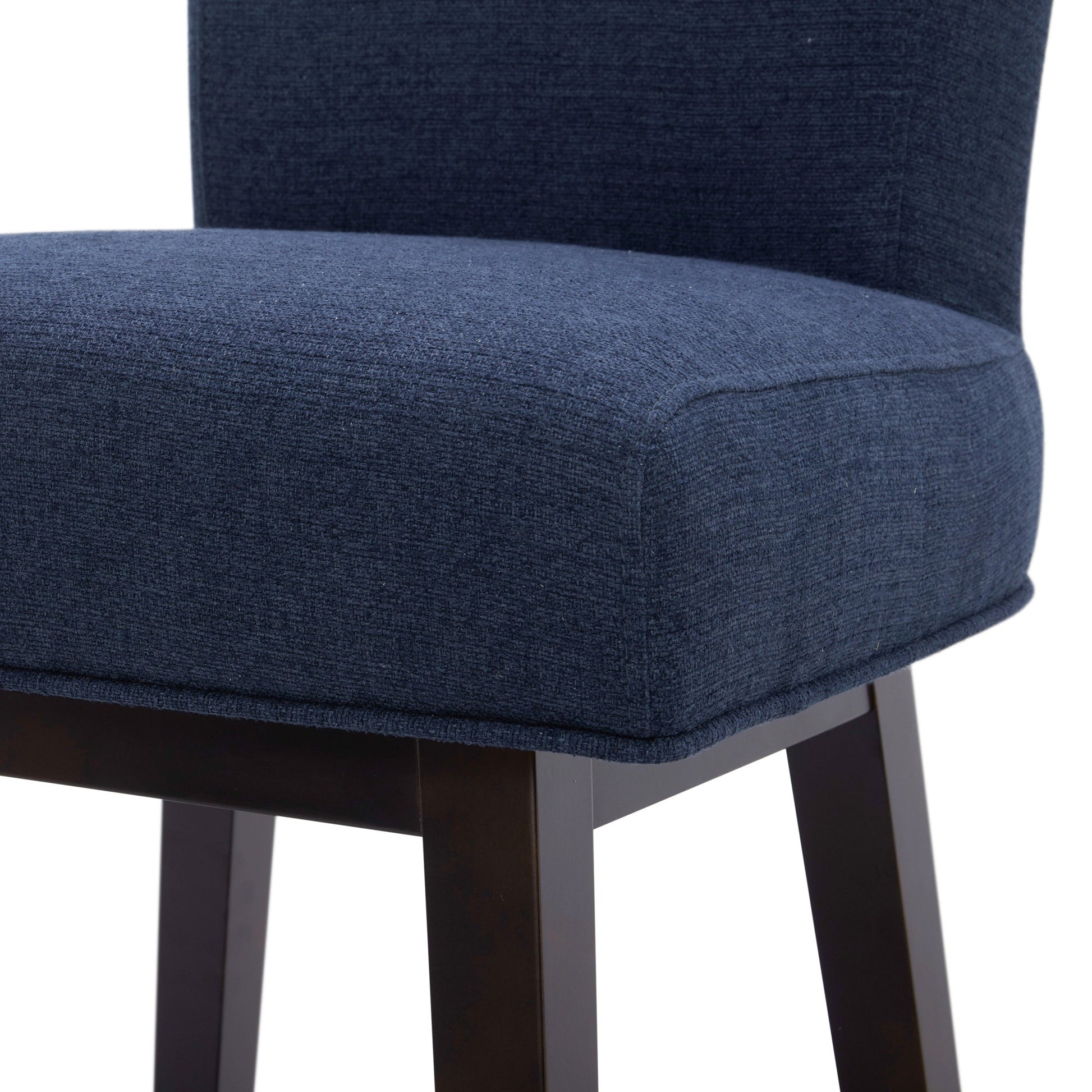 CHITA LIVING-Alina Modern Swivel Counter Stool-Counter Stools-Fabric-Midnight Blue-1-Pack