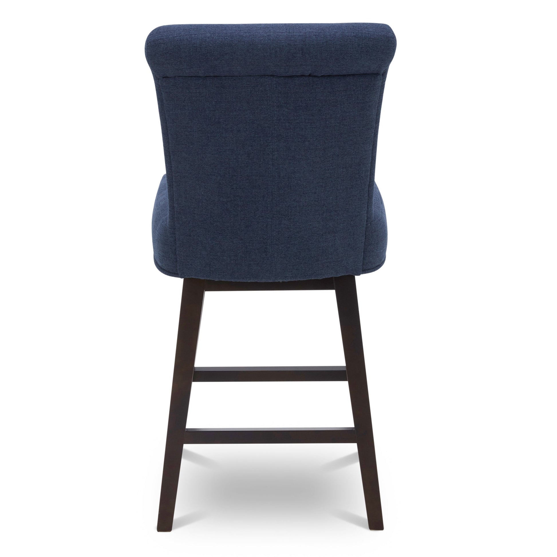 CHITA LIVING-Alina Modern Swivel Counter Stool-Counter Stools-Fabric-Midnight Blue-1-Pack