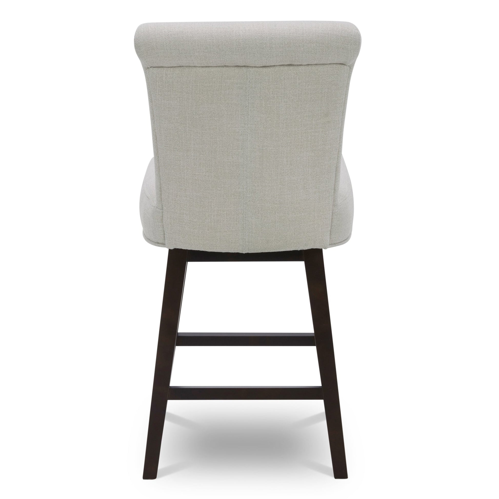 CHITA LIVING-Alina Modern Swivel Counter Stool-Counter Stools-Performance Fabric-Linen (Performance Fabric)-1-Pack