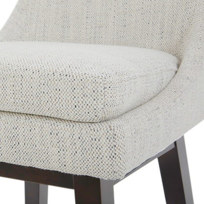 CHITA LIVING-Lissa Swivel Counter Stool 26.8'' ( Set of 2)-Counter Stools-Fabric-Ivory-