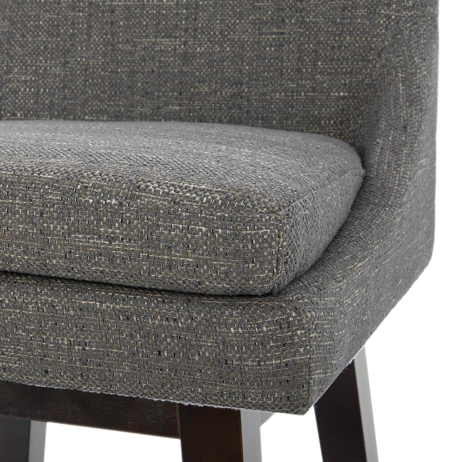 CHITA LIVING-Lissa Swivel Counter Stool 26.8'' ( Set of 2)-Counter Stools-Fabric-Fog-