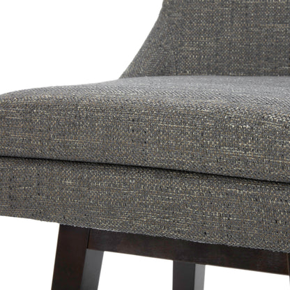 CHITA LIVING-Lissa Swivel Counter Stool 26.8'' ( Set of 2)-Counter Stools-Fabric-Fog-