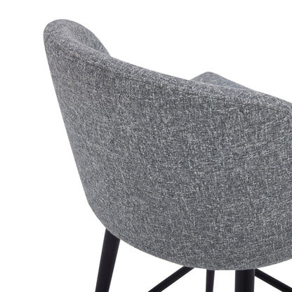 CHITA LIVING-Nova Swivel Counter Stool-Counter Stools-Fabric-Gray (Multi-colored)-Set of 3