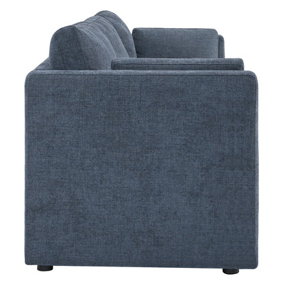 CHITA LIVING-Delaney 3-Piece Modular Sofa (112'')-Sofas-Fabric-Blue-