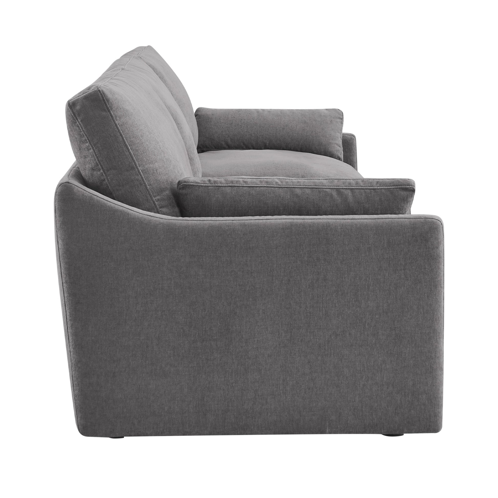 Gray Kenna 3-Seat Modular Sofa, modern design, deep seating and soft cushions