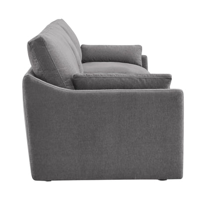 Gray Kenna 3-Seat Modular Sofa, modern design, deep seating and soft cushions